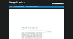 Desktop Screenshot of fotografii-vedete.blogspot.com
