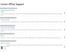 Tablet Screenshot of cornerofficesupport.blogspot.com