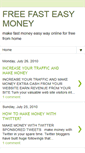Mobile Screenshot of freefasteasymoney.blogspot.com