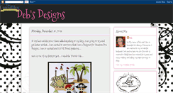 Desktop Screenshot of debsdesigns-deb.blogspot.com