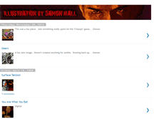 Tablet Screenshot of damonwhall.blogspot.com