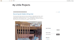 Desktop Screenshot of mylittleprojects.blogspot.com