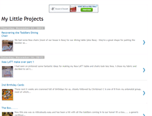 Tablet Screenshot of mylittleprojects.blogspot.com