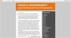 Desktop Screenshot of design-et-environnements-2009.blogspot.com
