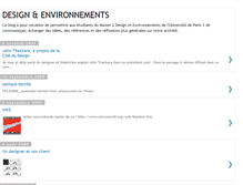 Tablet Screenshot of design-et-environnements-2009.blogspot.com