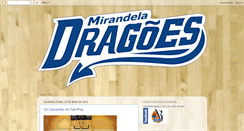 Desktop Screenshot of mirandela-dragoes.blogspot.com