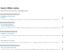 Tablet Screenshot of garysbiblenotes.blogspot.com