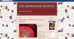 Desktop Screenshot of nourishinghearth.blogspot.com