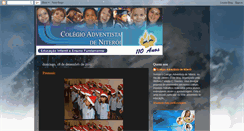 Desktop Screenshot of colegioadventistadeniteroi.blogspot.com