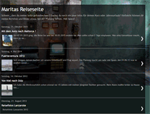 Tablet Screenshot of maritasreiseseite.blogspot.com