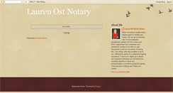 Desktop Screenshot of anotarynow.blogspot.com