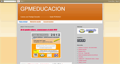 Desktop Screenshot of gpmeducacion.blogspot.com
