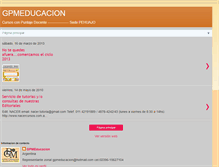 Tablet Screenshot of gpmeducacion.blogspot.com