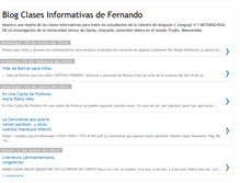 Tablet Screenshot of blogclasesinformativasdefernando.blogspot.com