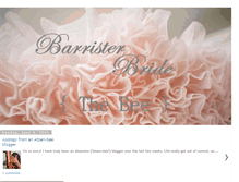 Tablet Screenshot of barristerbride2bee.blogspot.com