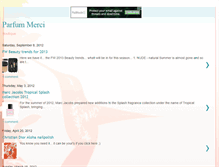 Tablet Screenshot of parfumerci.blogspot.com