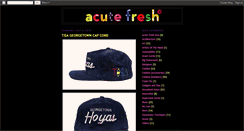 Desktop Screenshot of acutefresh.blogspot.com