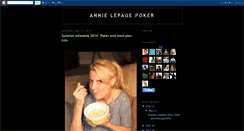 Desktop Screenshot of annielepage.blogspot.com