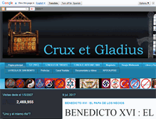 Tablet Screenshot of cruxetgladius.blogspot.com