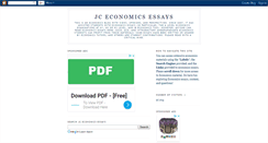 Desktop Screenshot of jc-economics-essays.blogspot.com