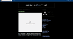 Desktop Screenshot of magicalmisterytour.blogspot.com