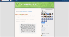 Desktop Screenshot of biologiamontesdeoca.blogspot.com