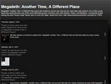 Tablet Screenshot of megadethanothertimeadifferentplace.blogspot.com