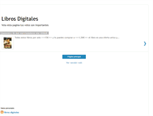 Tablet Screenshot of nuevos-libros-digitales.blogspot.com