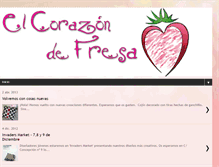 Tablet Screenshot of elcorazondefresa.blogspot.com