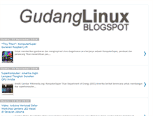 Tablet Screenshot of gudanglinux.blogspot.com