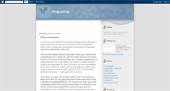 Desktop Screenshot of cityguyblog.blogspot.com