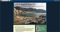 Desktop Screenshot of lifeisgoodinsicily.blogspot.com
