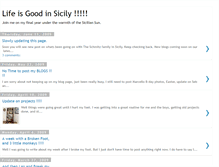 Tablet Screenshot of lifeisgoodinsicily.blogspot.com