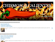 Tablet Screenshot of chismososcalientes.blogspot.com