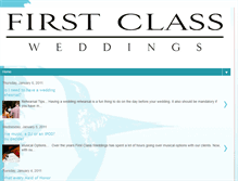 Tablet Screenshot of firstclassweddings.blogspot.com