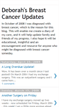 Mobile Screenshot of deborah-clawson-breast-cancer-updates.blogspot.com