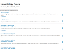 Tablet Screenshot of nanobiologynotes.blogspot.com