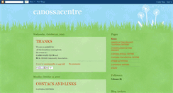 Desktop Screenshot of canossacentre.blogspot.com