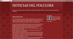 Desktop Screenshot of noticiasdelfolclore.blogspot.com