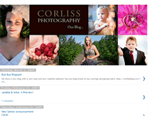 Tablet Screenshot of corlissphotography.blogspot.com
