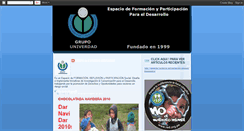 Desktop Screenshot of grupouniverdad.blogspot.com
