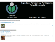 Tablet Screenshot of grupouniverdad.blogspot.com