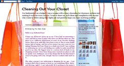 Desktop Screenshot of cleaningoutyourcloset.blogspot.com