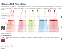 Tablet Screenshot of cleaningoutyourcloset.blogspot.com
