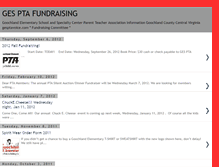 Tablet Screenshot of ges-sc-pta-fundraising.blogspot.com