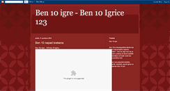 Desktop Screenshot of ben10igre123.blogspot.com