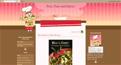 Desktop Screenshot of potspansandspices.blogspot.com