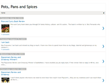 Tablet Screenshot of potspansandspices.blogspot.com