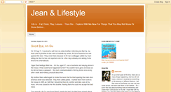 Desktop Screenshot of jeanlifestyle.blogspot.com