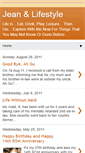 Mobile Screenshot of jeanlifestyle.blogspot.com